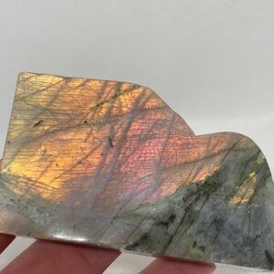 Sunset Labradorite Crystal Slab